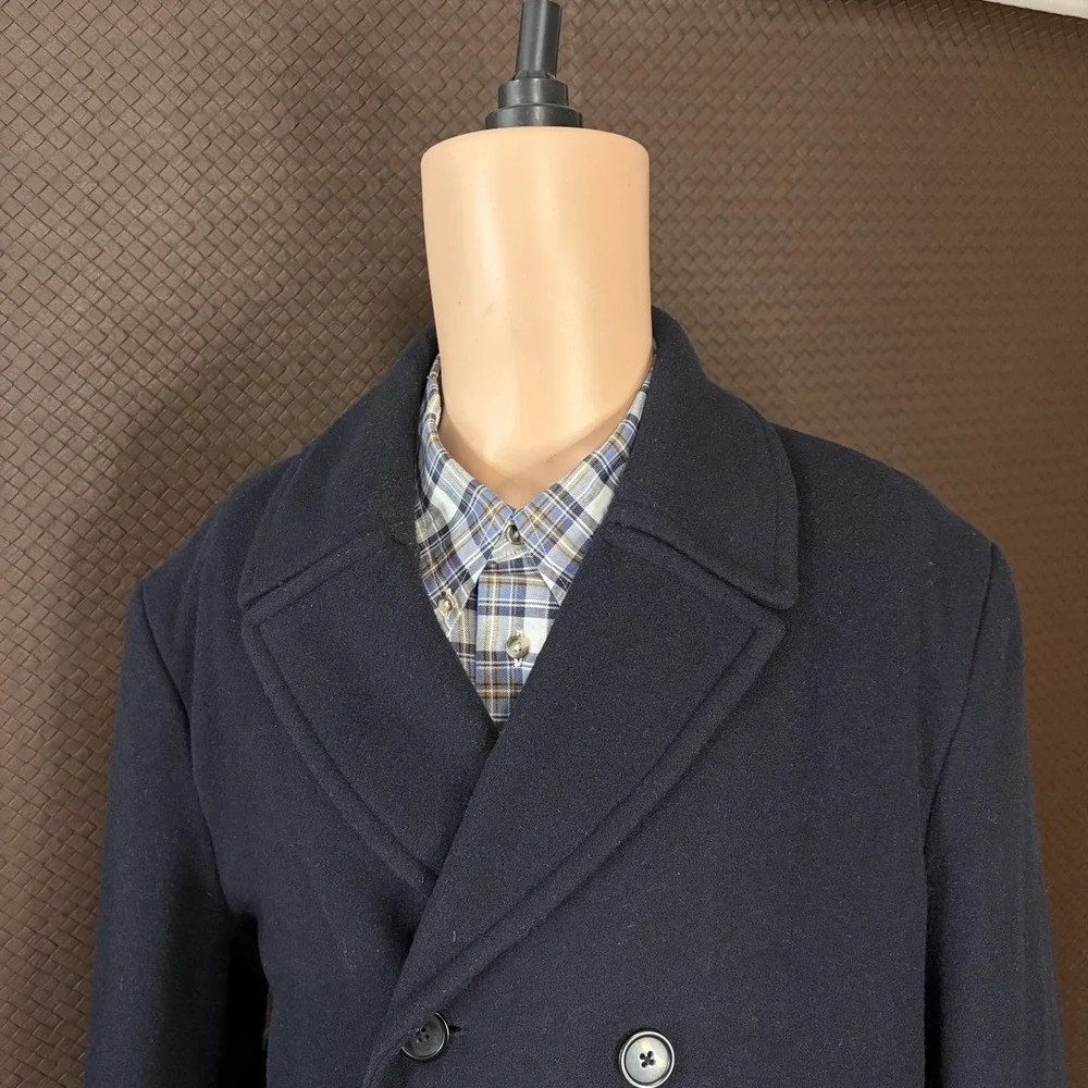 Lauren Ralph Lauren‎ Men's Black Wool-Blend Coat – Size L